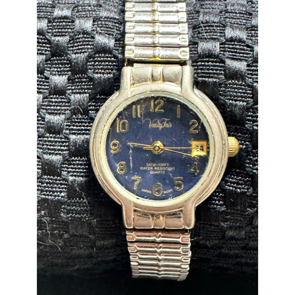 Women's Vanity Fair Silver Tone / Blue Dial Wrist Watch - Quartz